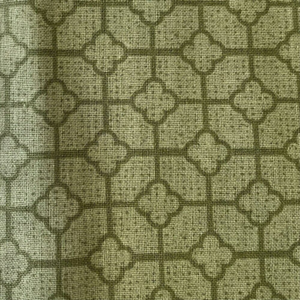 Fabric David Textiles 1 yard X 43”Green Sewing Quilting Apparel Cotton #1B32